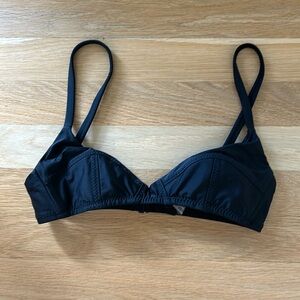 Galamaar Simone Retro Top in Noir